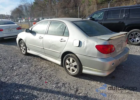 2003 Toyota Corolla S из США, поврежденный, VIN 1NXBR32E73Z106799